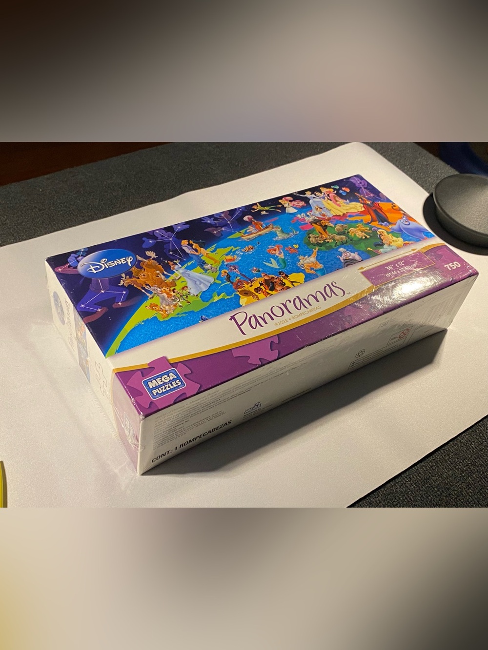 Disney Panoramas 750 Pc Puzzle World of Disney - SEALED - READ DESCRIPTION - Picture 8 of 9
